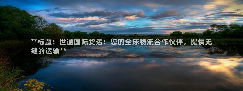 尊龙凯时法充十万返现多少：**标题：世通国际货运：您的全