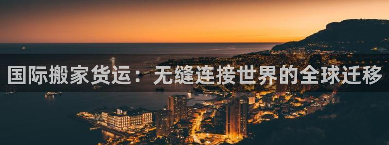 尊龙凯时平台有没有不到账的：国际搬家货运：无缝连接世界的