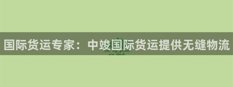z6尊龙凯时：国际货运专家：中竣国际货运提供无缝物流