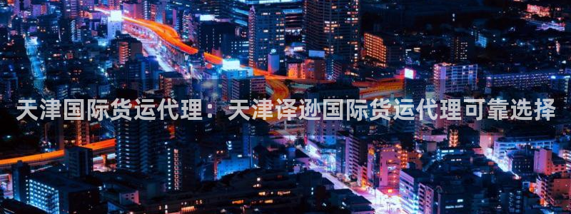 尊龙d88皆选ag发财网：天津国际货运代理：天津译逊国际