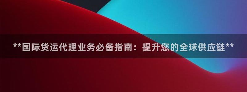 尊龙凯时平台怎么样：**国际货运代理业务必备指南：提升您