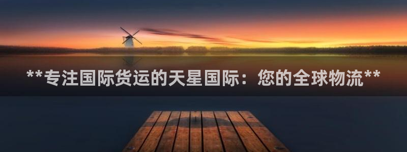 尊龙凯时网站是什么地方人开的：**专注国际货运的天星国际